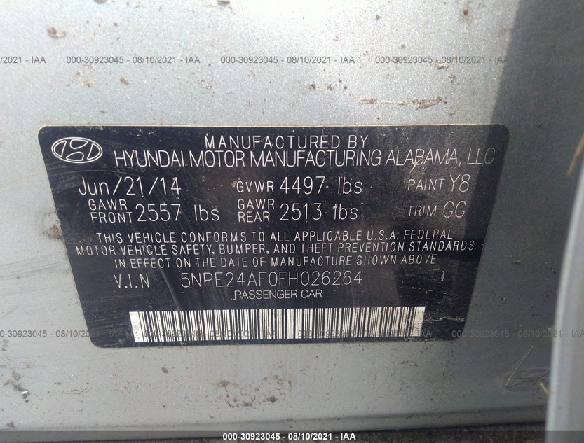 5NPE24AF0FH026264