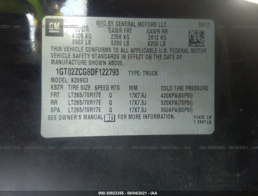 1GT02ZCG8DF122793