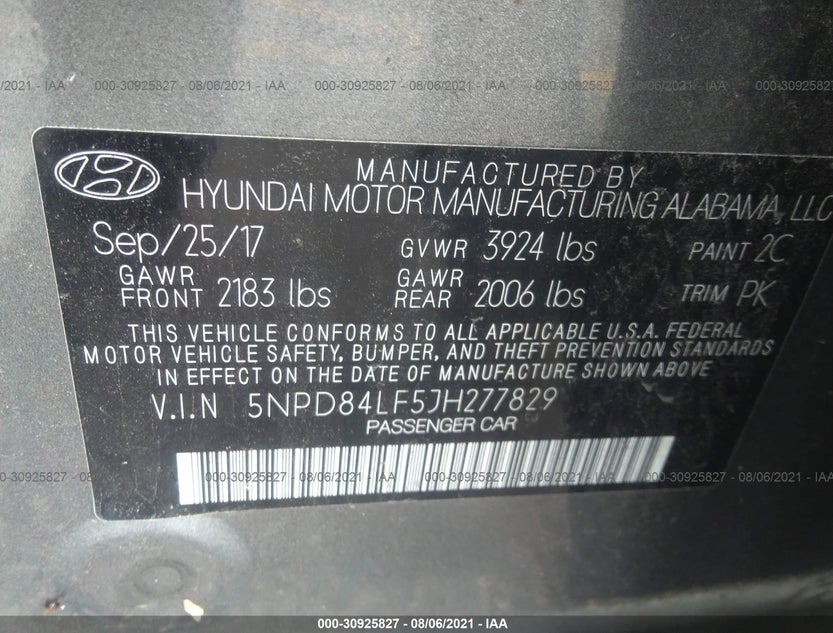 5NPD84LF5JH277829