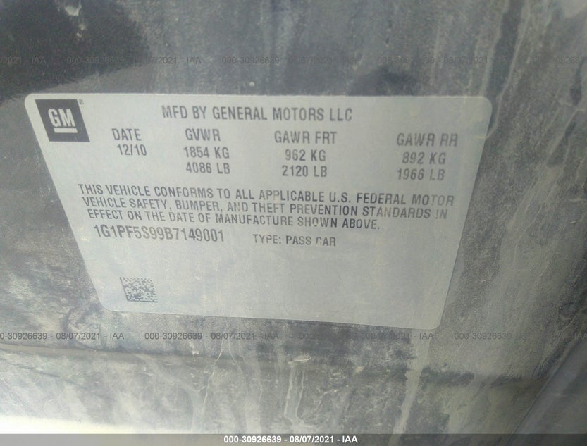 1G1PF5S99B7149001