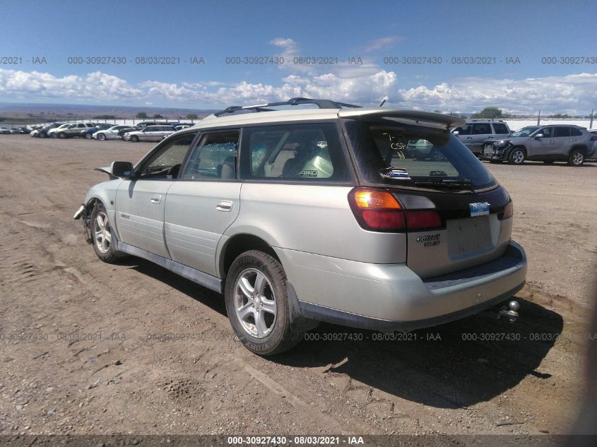 2004 Subaru Outback H6-3.0 L.l. Bean Edition VIN: 4S3BH806347611240 Lot: 30927430