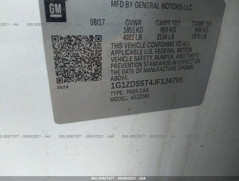 1G1ZD5ST4JF124795