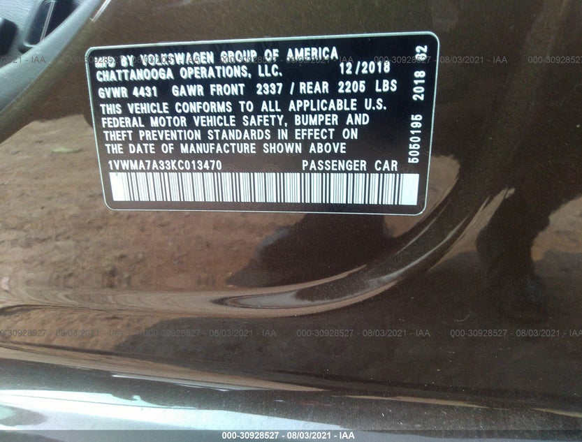 1VWMA7A33KC013470