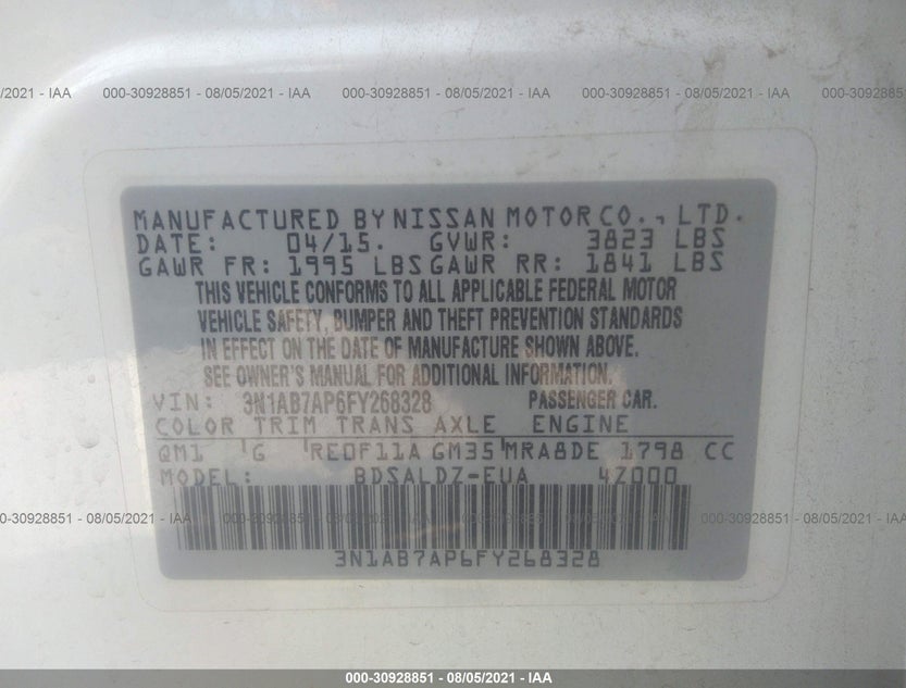 3N1AB7AP6FY268328