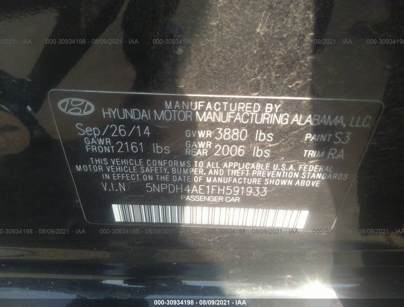 5NPDH4AE1FH591933
