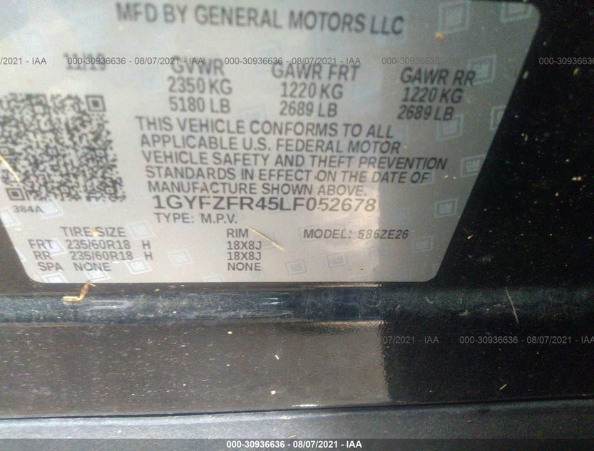 1GYFZFR45LF052678