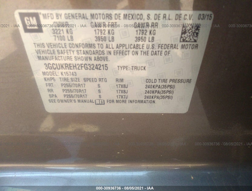 3GCUKREH2FG324215