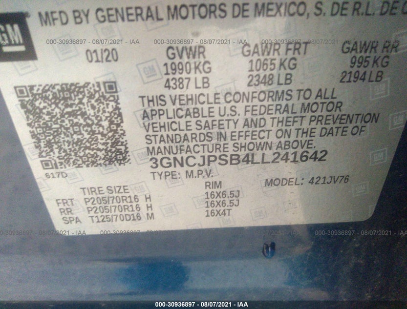 3GNCJPSB4LL241642