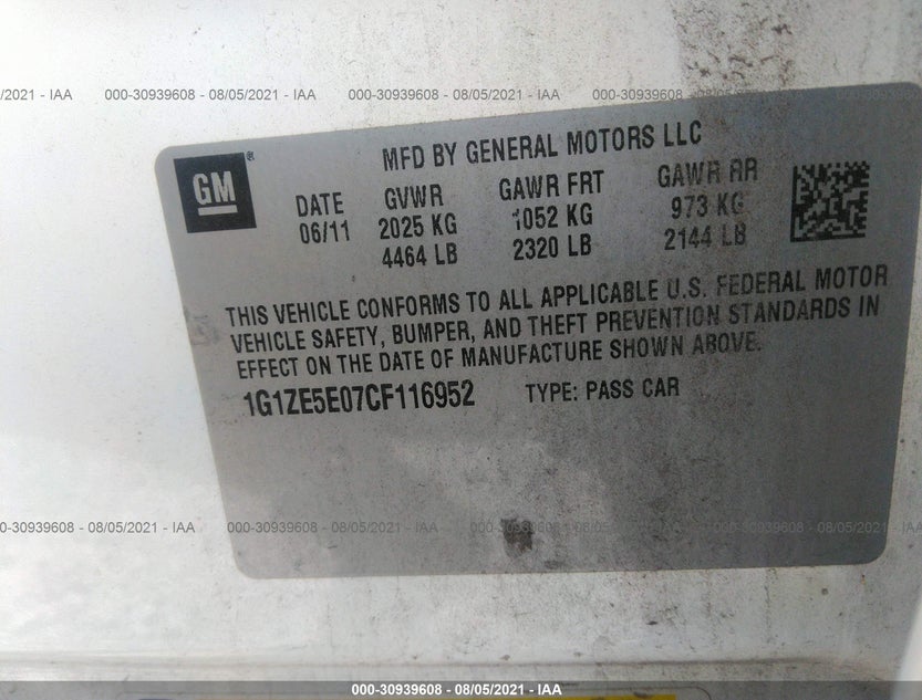 1G1ZE5E07CF116952