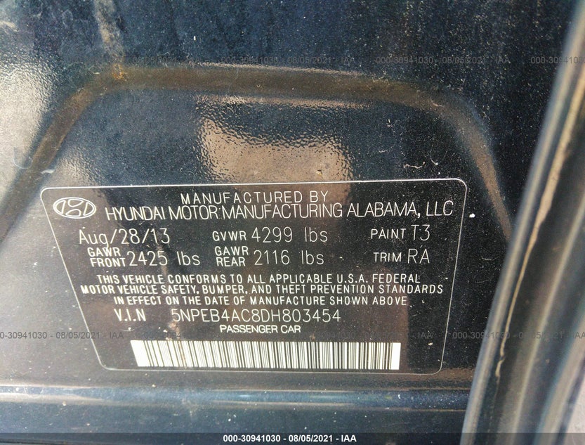 5NPEB4AC8DH803454