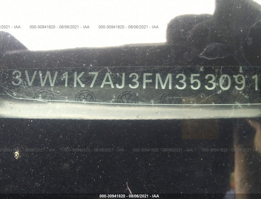 3VW1K7AJ3FM353091