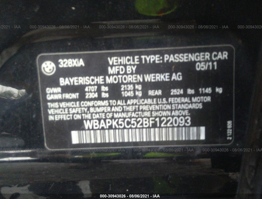 WBAPK5C52BF122093
