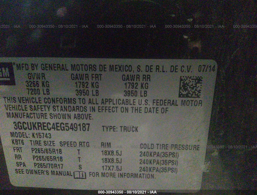 3GCUKREC4EG549187