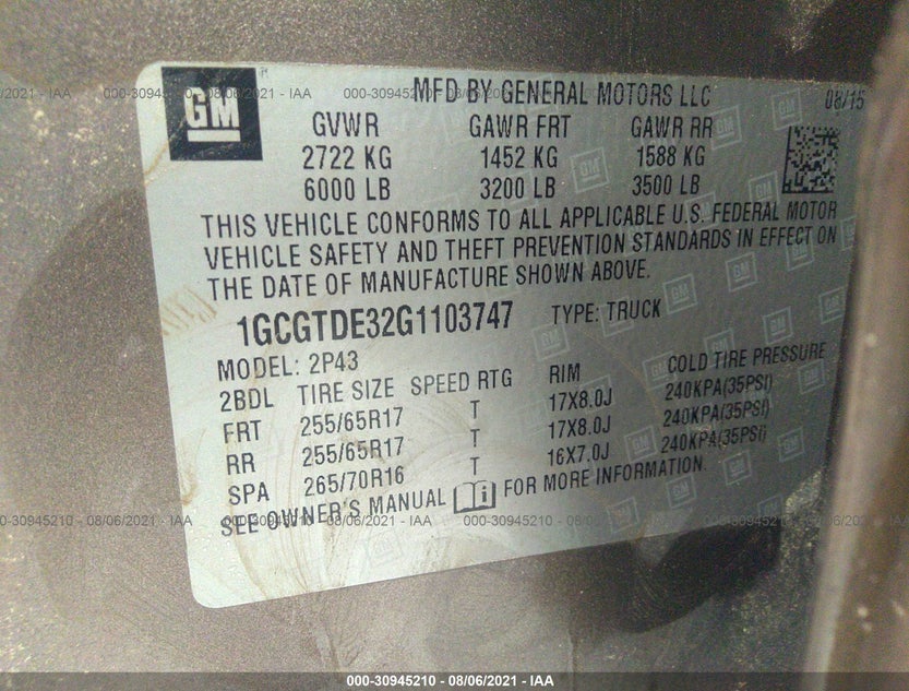 1GCGTDE32G1103747