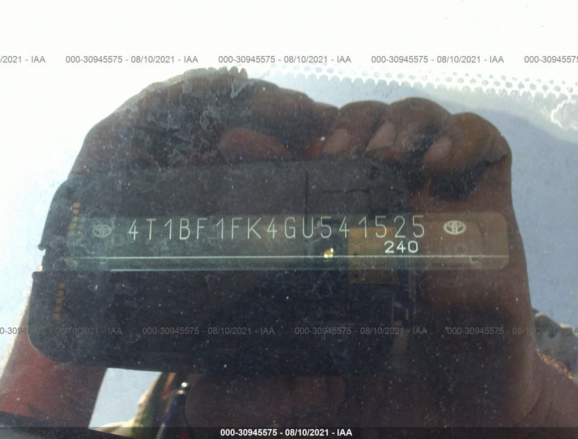 4T1BF1FK4GU541525