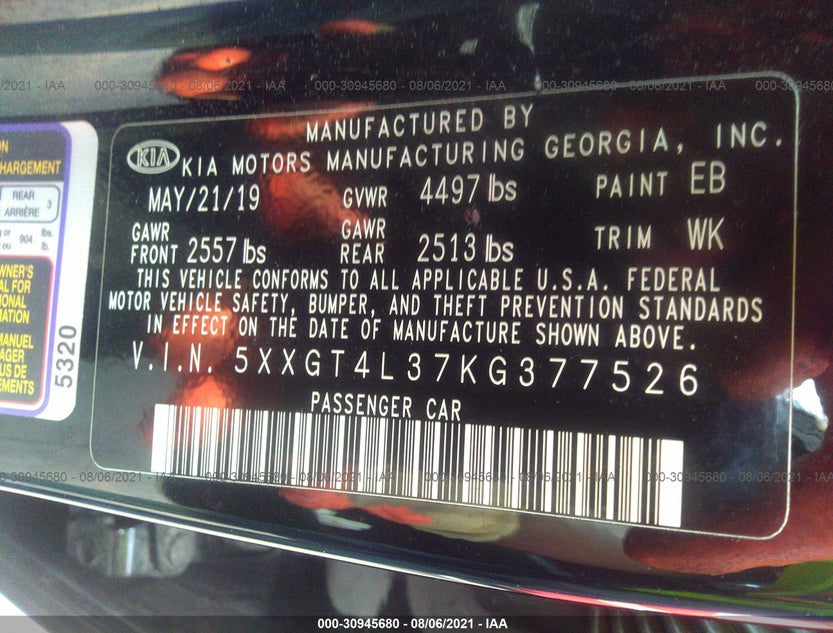 5XXGT4L37KG377526
