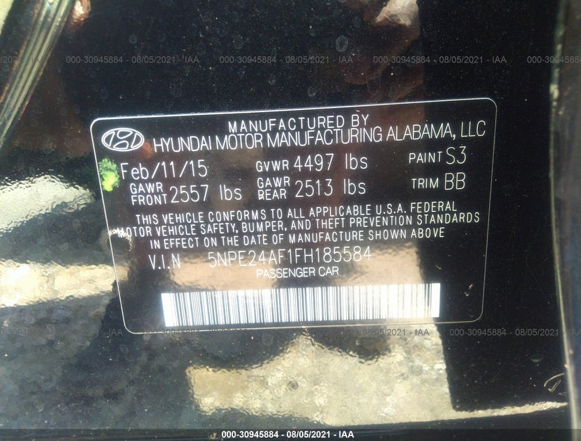 5NPE24AF1FH185584