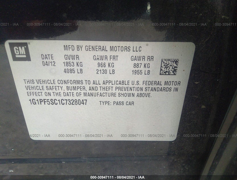 1G1PF5SC1C7328047