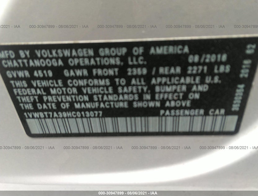 1VWBT7A39HC013077