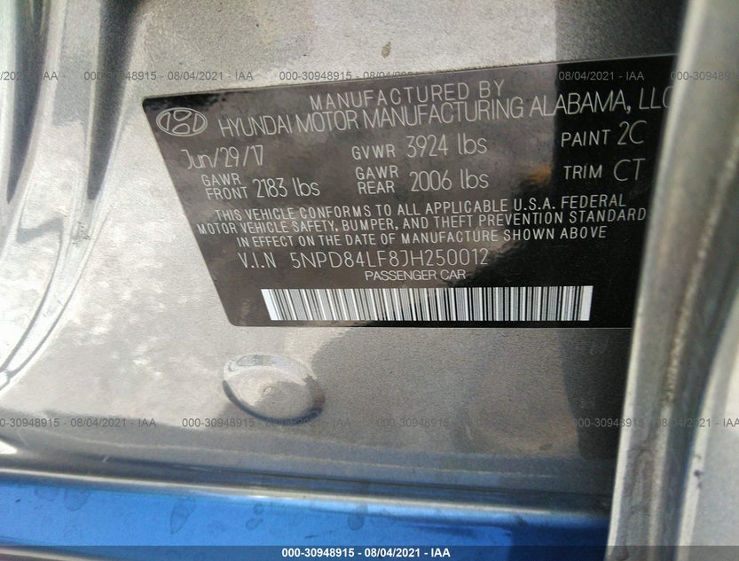 5NPD84LF8JH250012