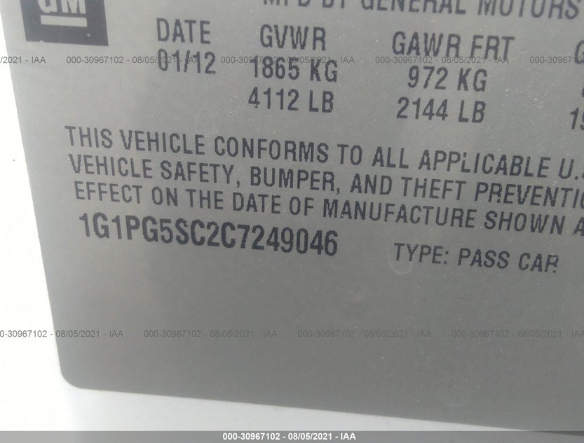 1G1PG5SC2C7249046