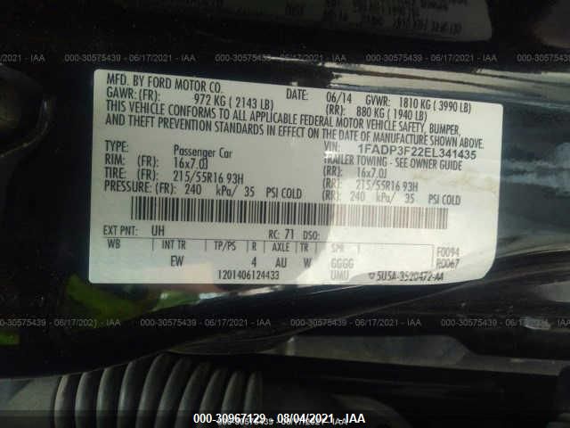 1FADP3F22EL341435 2014 Ford Focus Se