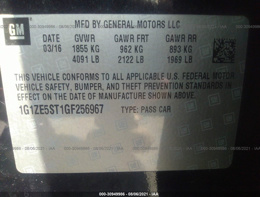 1G1ZE5ST1GF256967