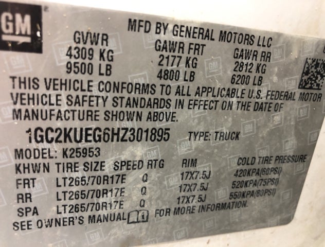 1GC2KUEG6HZ301895