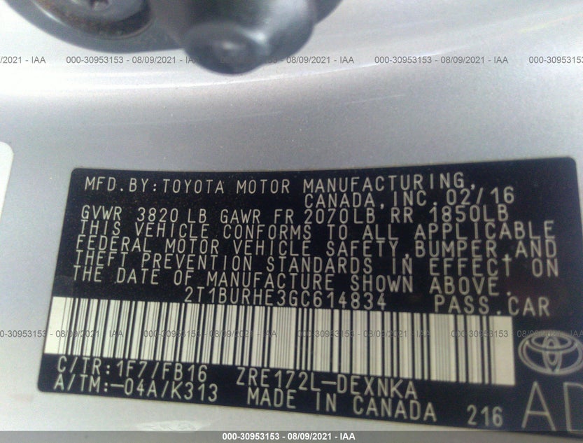 2T1BURHE3GC614834