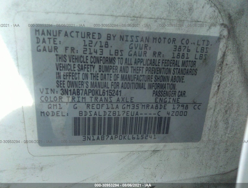 3N1AB7AP0KL615241