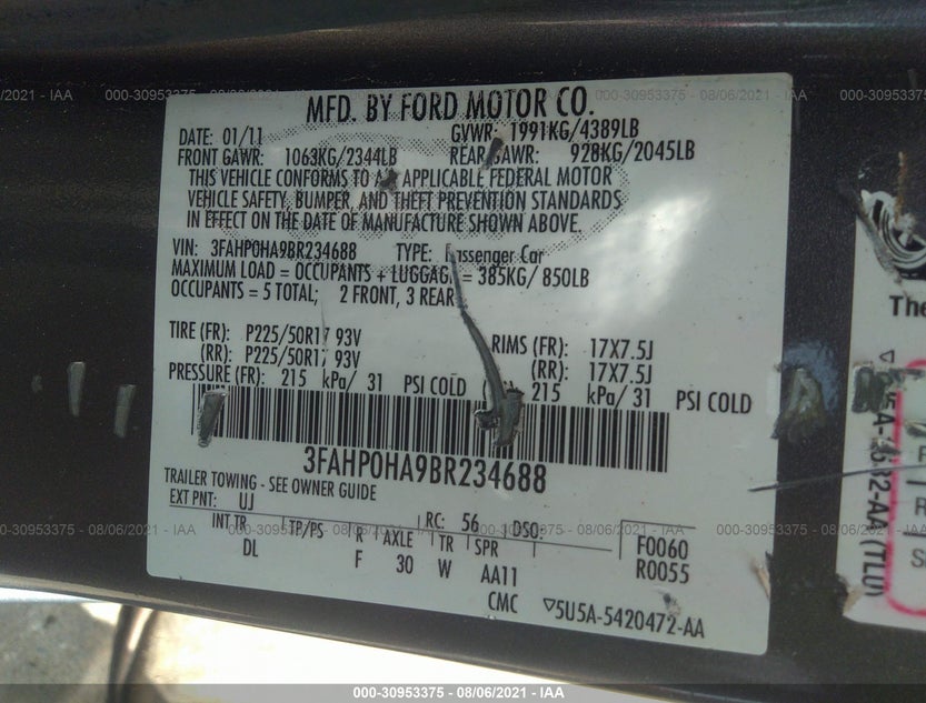 3FAHP0HA9BR234688