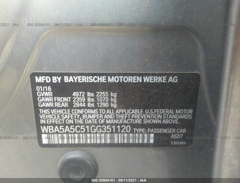 WBA5A5C51GG351120