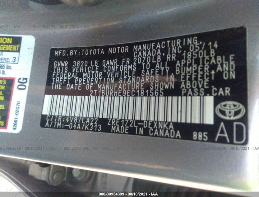 2T1BURHE9EC181565
