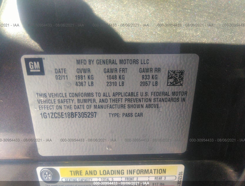 1G1ZC5E18BF305297