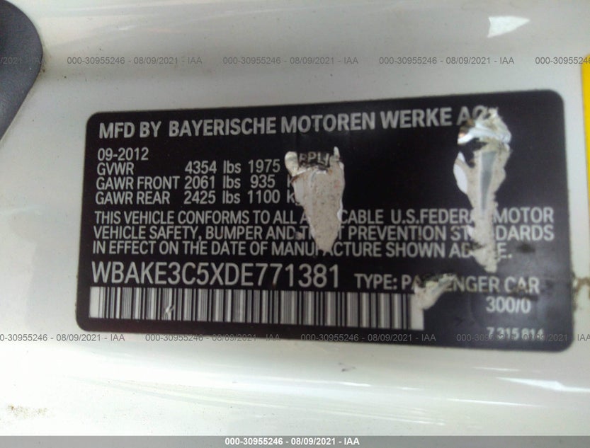 WBAKE3C5XDE771381