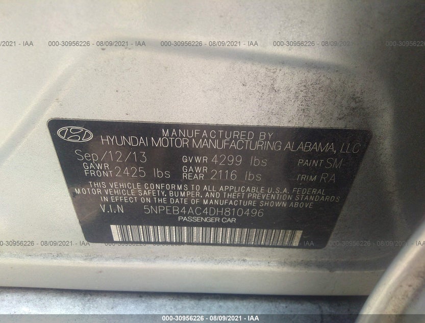 5NPEB4AC4DH810496