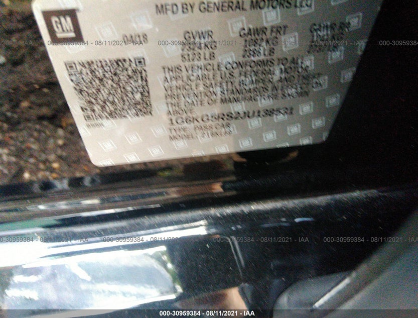 1G6KG5RS2JU138531