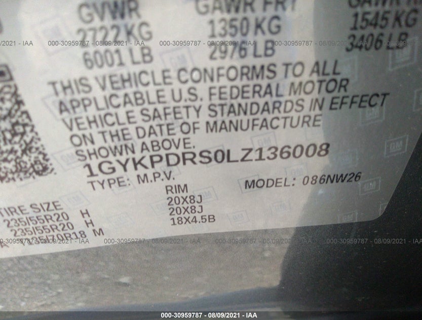 1GYKPDRS0LZ136008