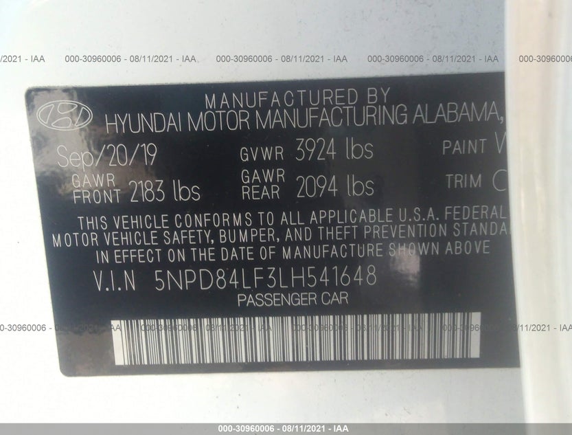 5NPD84LF3LH541648