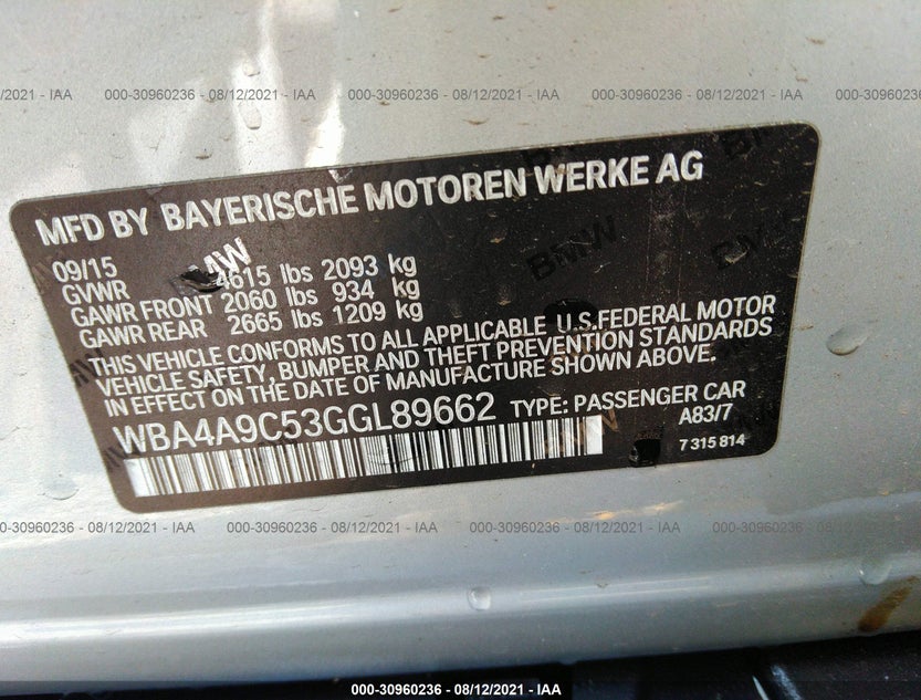 WBA4A9C53GGL89662