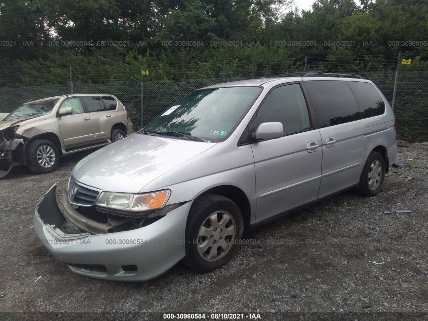 2002 Honda Odyssey Ex-L W/Leather VIN: 2HKRL18962H500709 Lot: 40687700