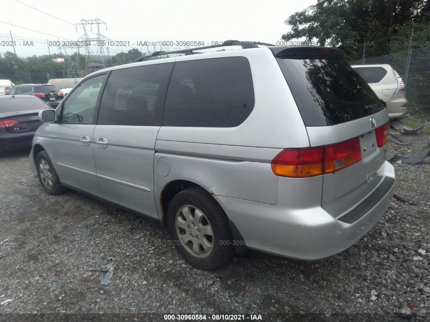 2002 Honda Odyssey Ex-L W/Leather VIN: 2HKRL18962H500709 Lot: 40687700