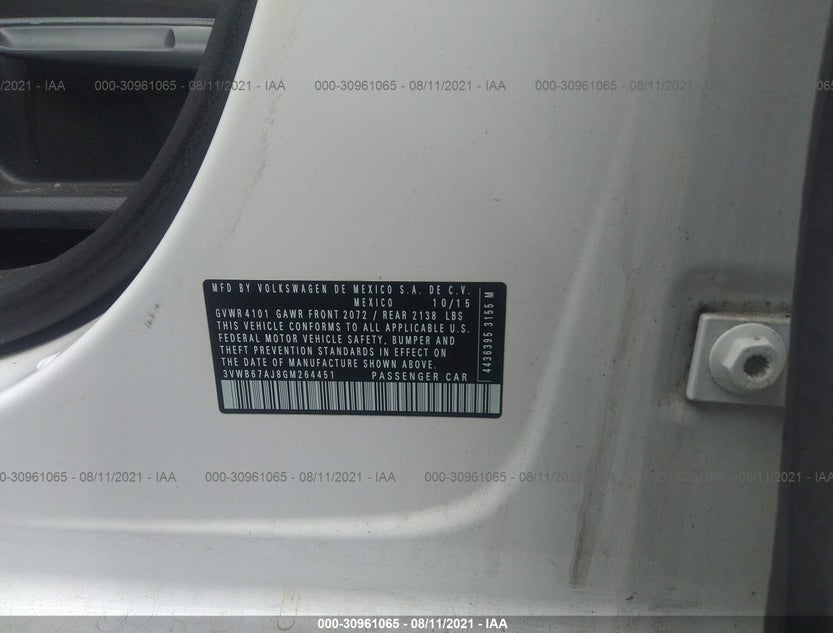 3VWB67AJ8GM264451