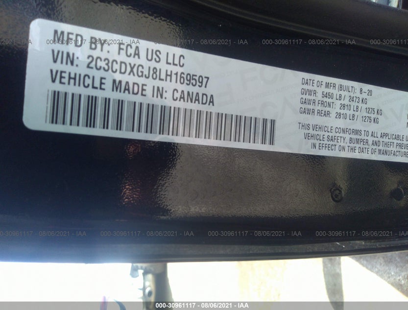 2C3CDXGJ8LH169597
