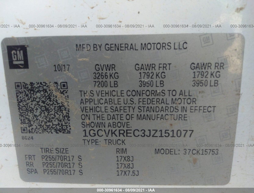1GCVKREC3JZ151077