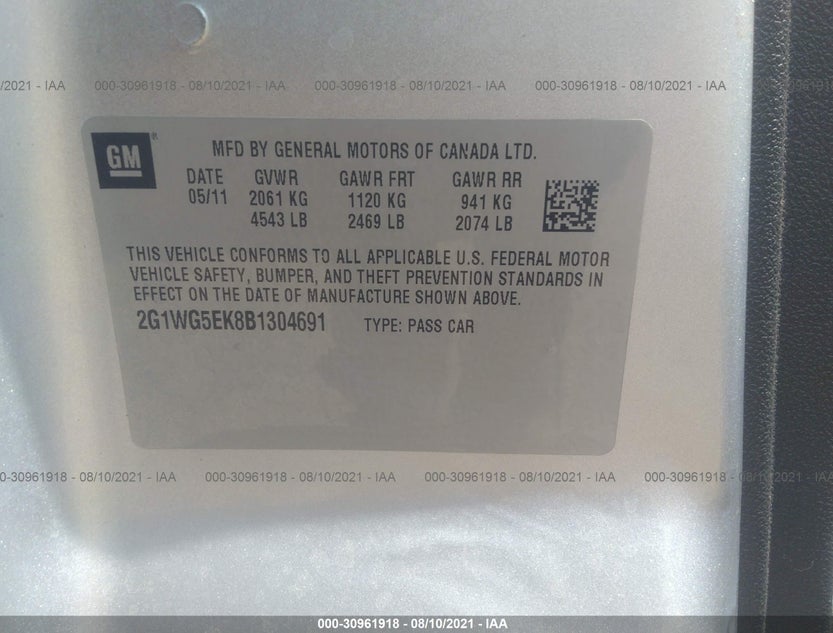 2G1WG5EK8B1304691