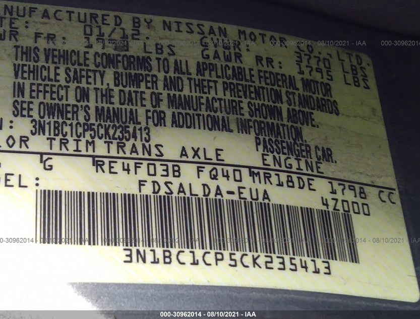 3N1BC1CP5CK235413