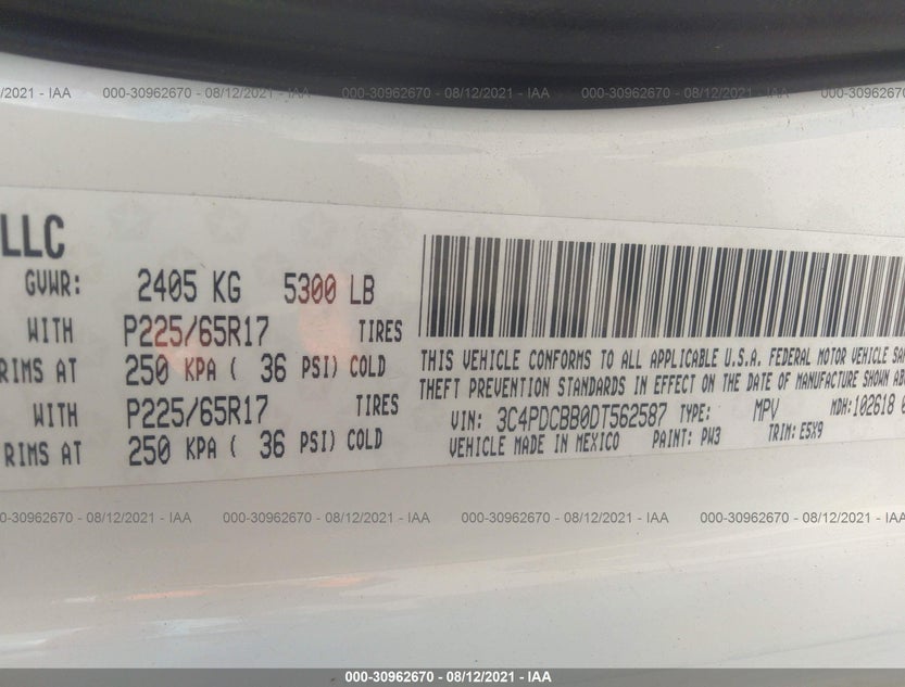 3C4PDCBB0DT562587