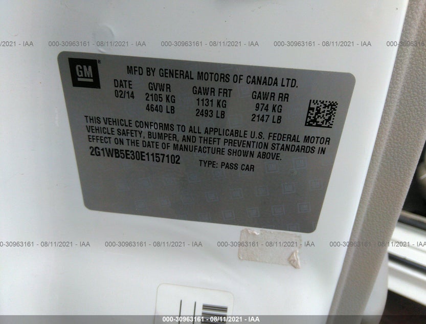 2G1WB5E30E1157102