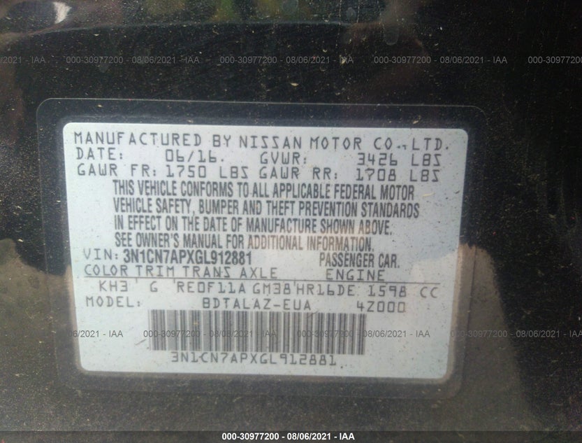 3N1CN7APXGL912881